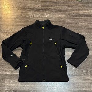 Black Adidas ClimaProof Soft Shell Jacket Size Small